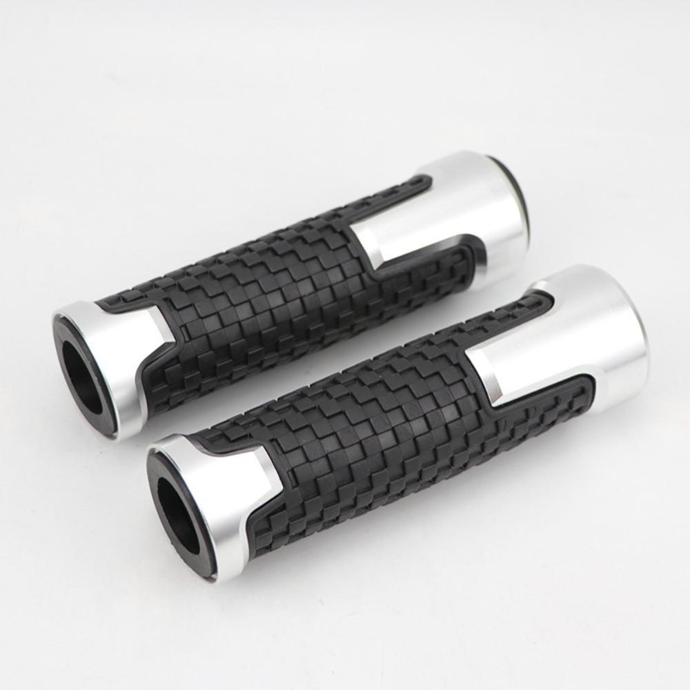 Rubber Moto Handlebars Grip CNC Aluminum Moto Handle Grip Handlebar Hand Grips Motorbike Parts
