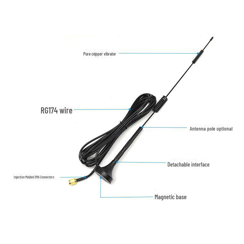 Omnidirectional High-Gain WiFi & Cellular Suction Cup Antenna for Charging Station