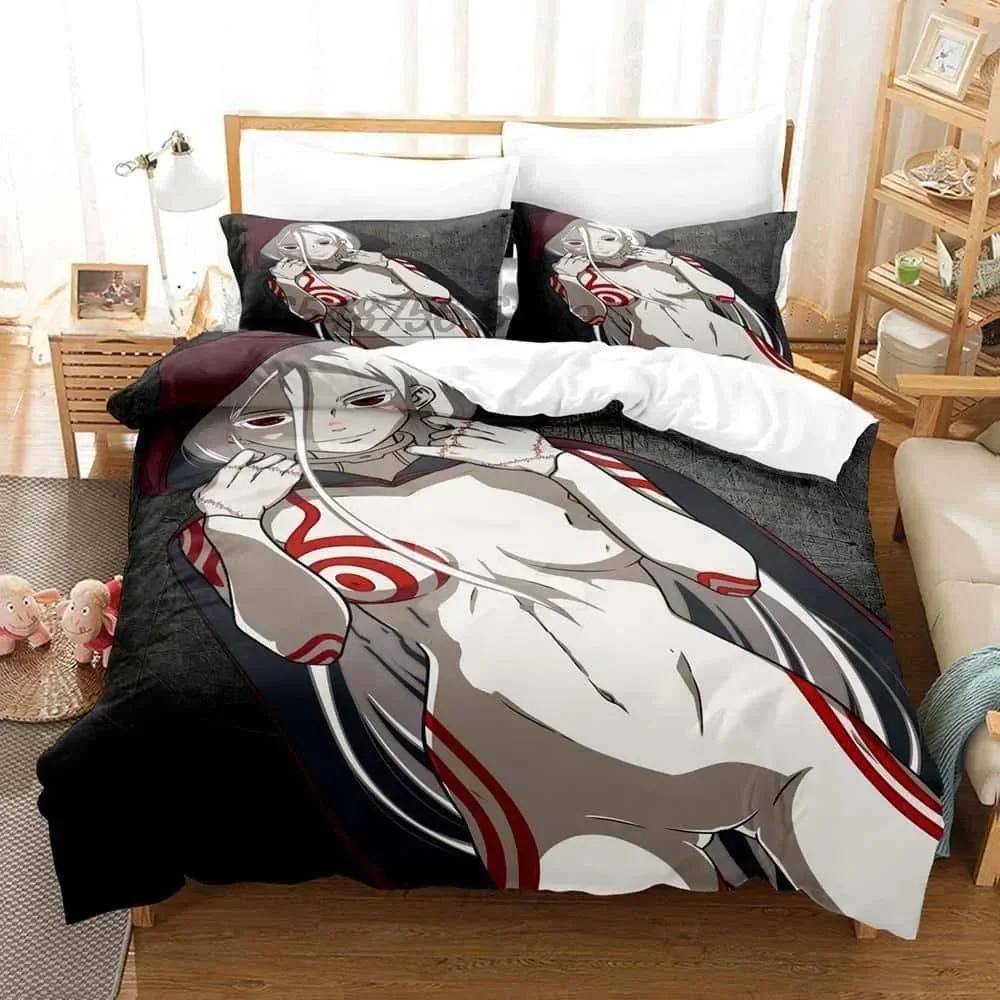 

3D Deadman Wonderland Printed Bed Set Duvet Cover Pillowcase Bedding Set Bed Linen Sheet Quilt Cover Full Queen King Size 70x133cm 2pcs