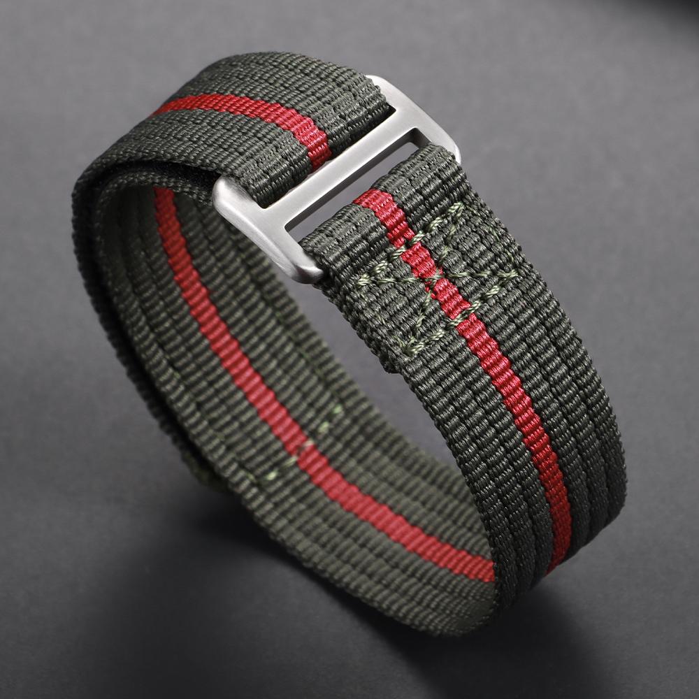 Nylon Canvas Strap 20mm 22mm for Tudor Hook Loop Textile Watch Band for Seiko for Omega Men‘s Military Sports Wristband Bracelet