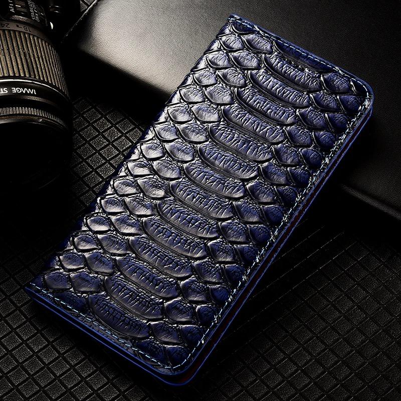 

Шкіряний фліп-кейс зі шкіри пітона для Samsung Galaxy S20 S21 S22 S23 S24 S25 S26 FE Plus Ultra Edge Обкладинка-гаманець S25 Edge