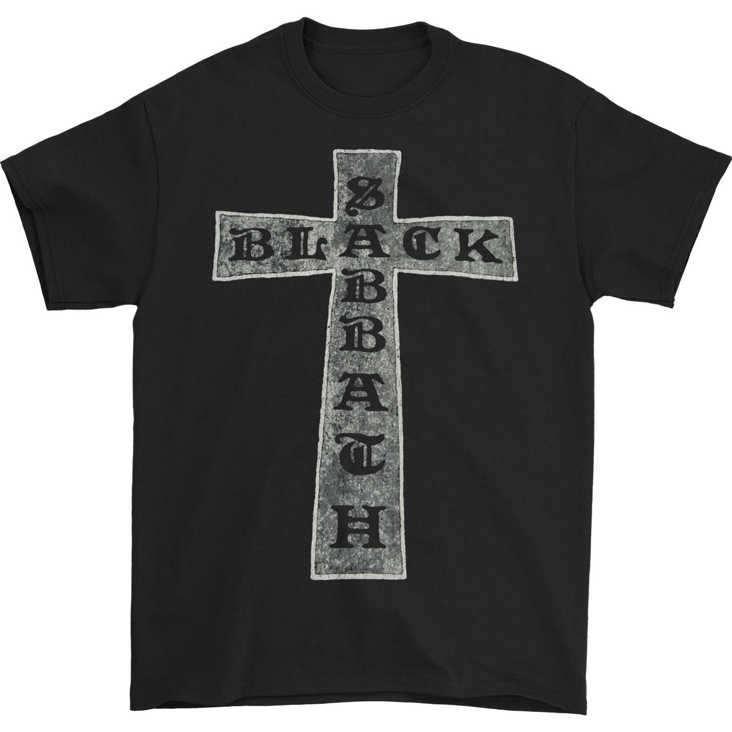 

Black Sabbath Cross Casual Tshirt Mens and Womens Luxury Brand Top L