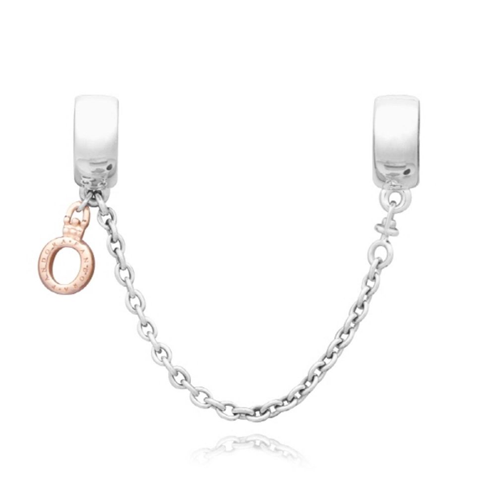 

PANDORA 788313 Підвіска-застібка Корона Корона O Рожева Двоколірна 788313-05
