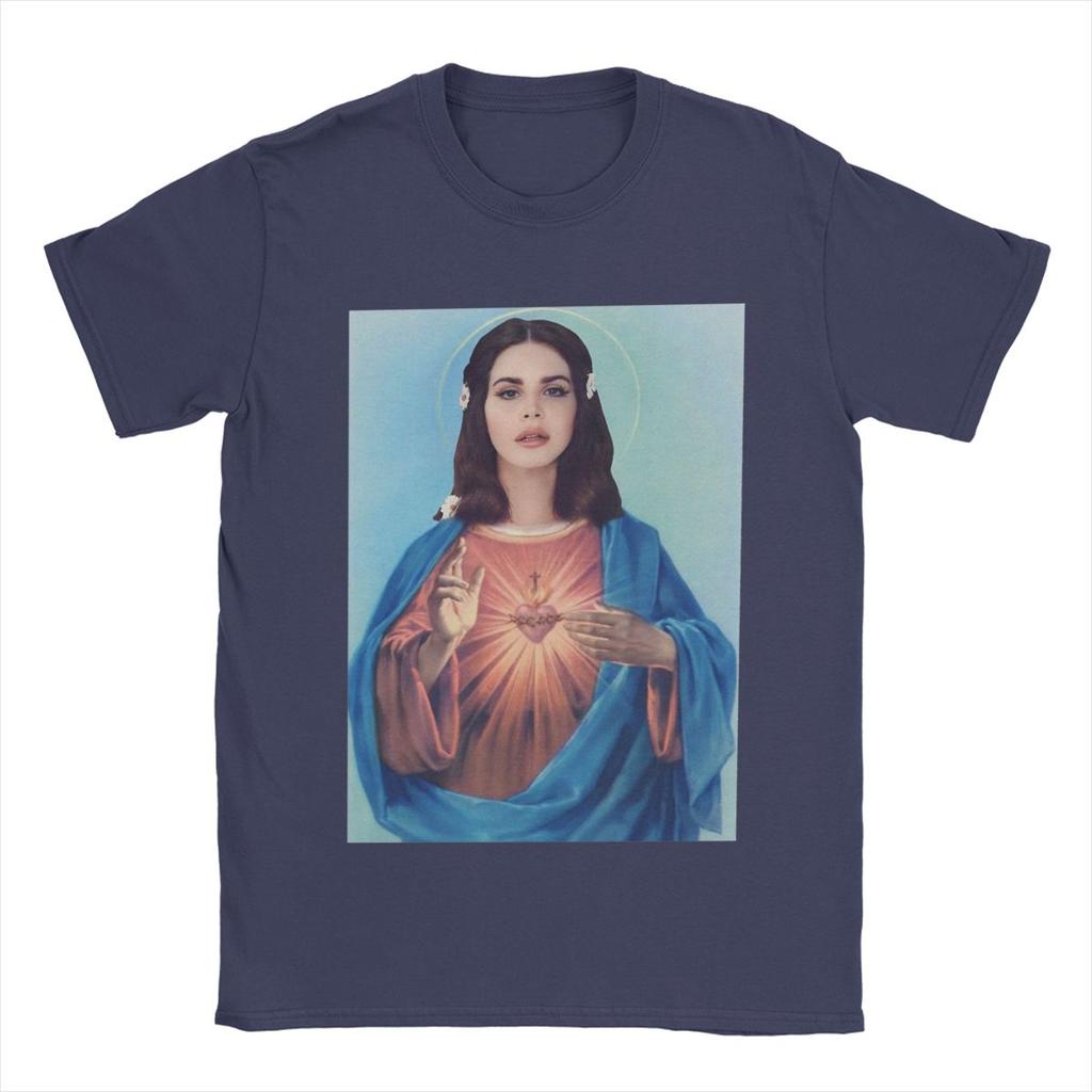 Lana Del Rey Angel Pánská trička Vintage tričko Krátký rukáv Kulatý výstřih Trička 100% bavlna Originální topy