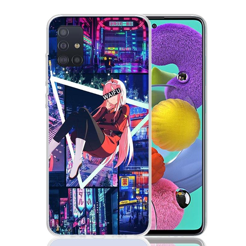 

Чехол для телефона аниме Darling In The FranXX для Samsung Galaxy A52 A32 A22 A12 A02S A50S A30S A51 A31 AA71 Note 20 Ultra 10 S10 Plus Samsung A52S 5G