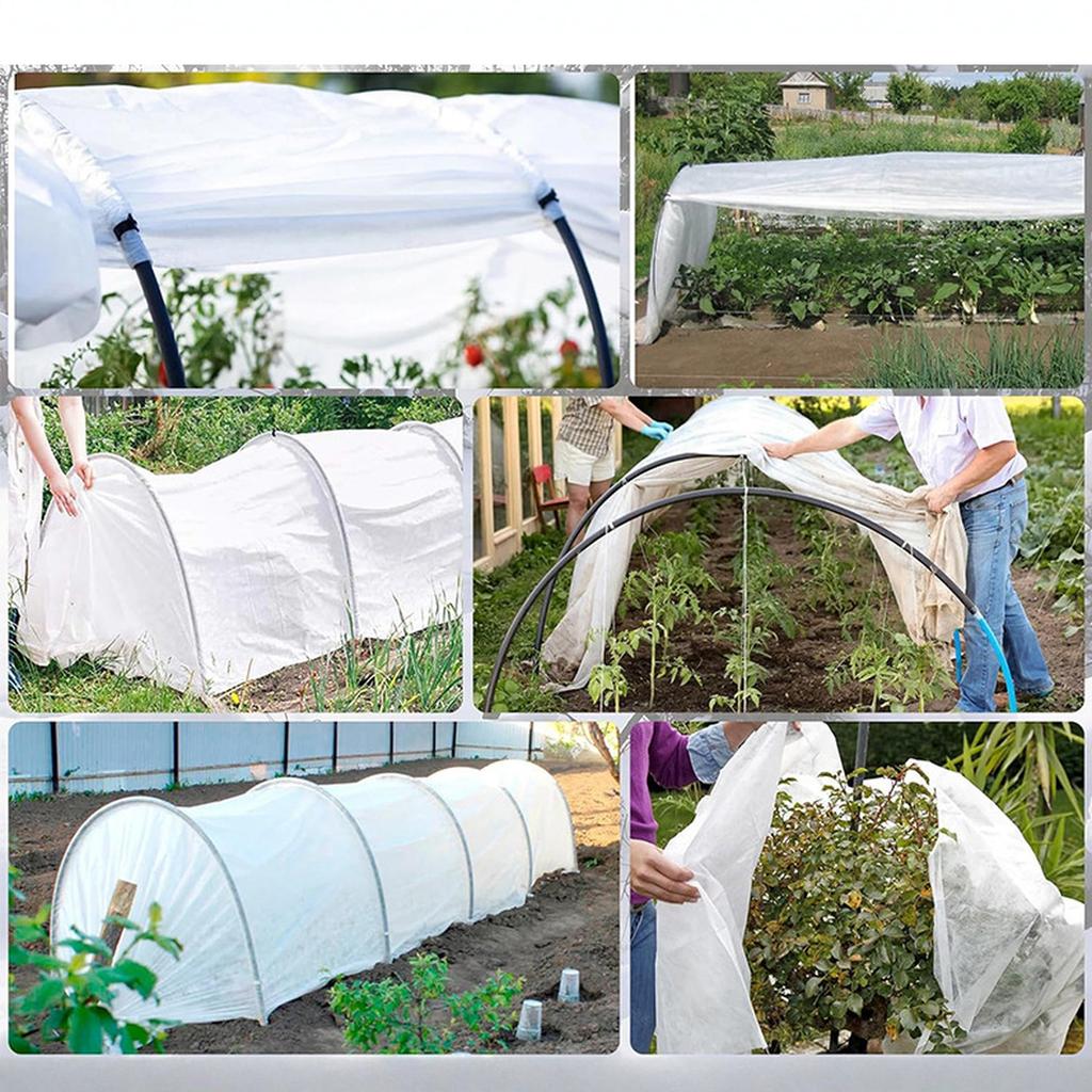 KLEWEE Plant Covers 10 x 50 Ft, 1.05 oz/yd² Thicker Frost Cloth Plant , Frost Blankets Covers for Outdoor Plants Winter Frost , Garden Floating Covers