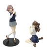 10cm 2.5-jigen Yuuwaku Anime Figure Sitting Tachibana Mikari Action Amano Ririsa Figurine Collection Model Toys PVC no Poseable Articulated Scale