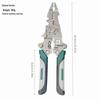 Multi-Functional Electrician Tool: Wire Stripper, Test Pen, Pliers, Wire Cutters, and Folding Night Light.