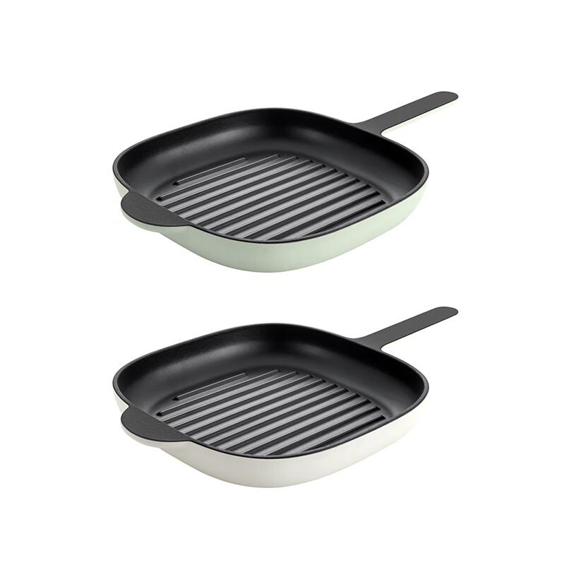 DESLON Aurora Series Enamel Cast Iron Steak Frying Pan