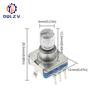 20 Position 360 Degree Rotary Encoder EC11 w Push Button 5Pin Handle Long 12MM With A Built In Push Button Switch