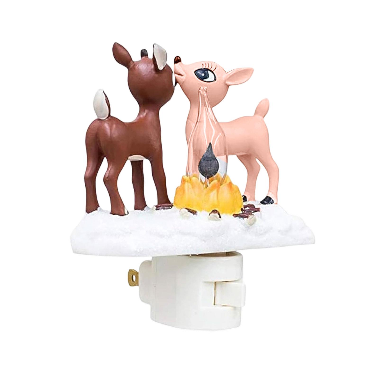 

Christmas Flickering Nightlight, Christmas Santa Flickering Night Light, Gnome Flicker Flame Christmas Nightlight One Size