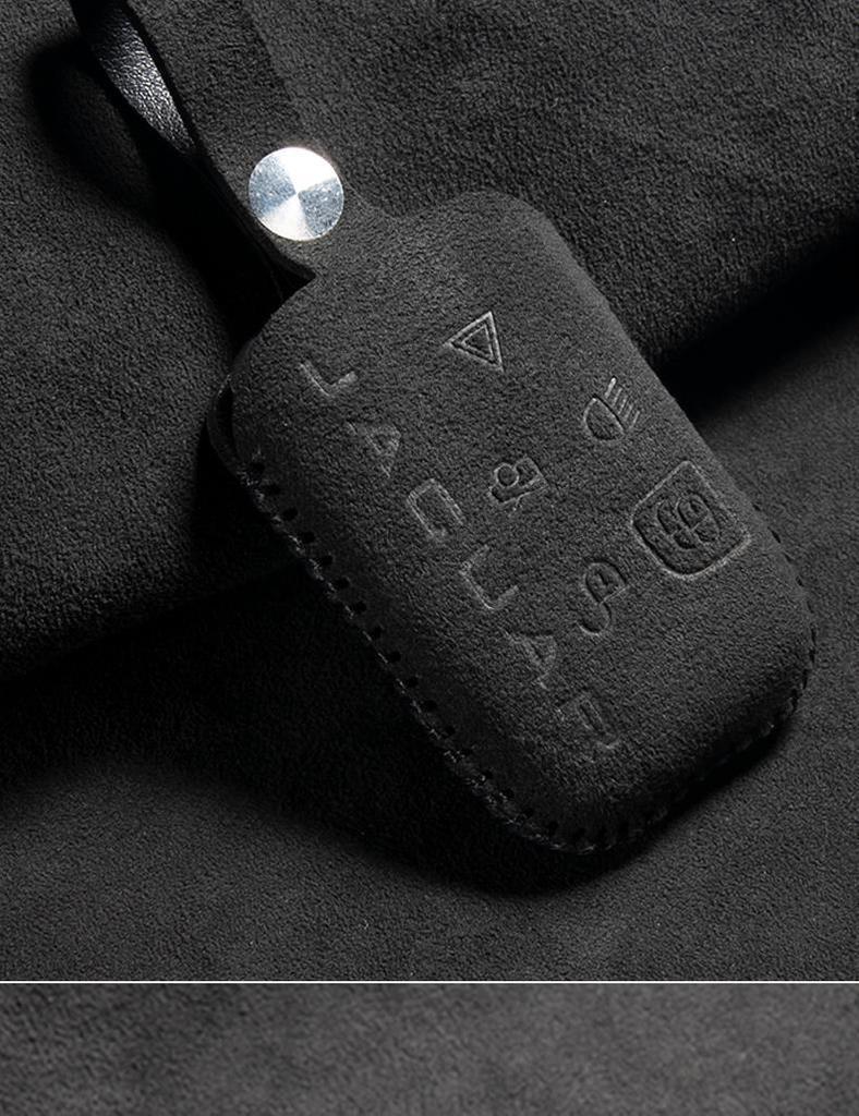 Suede Key Cover for Jaguar XE, XF, XEL, XFL, F-PACE, and F-TYPE