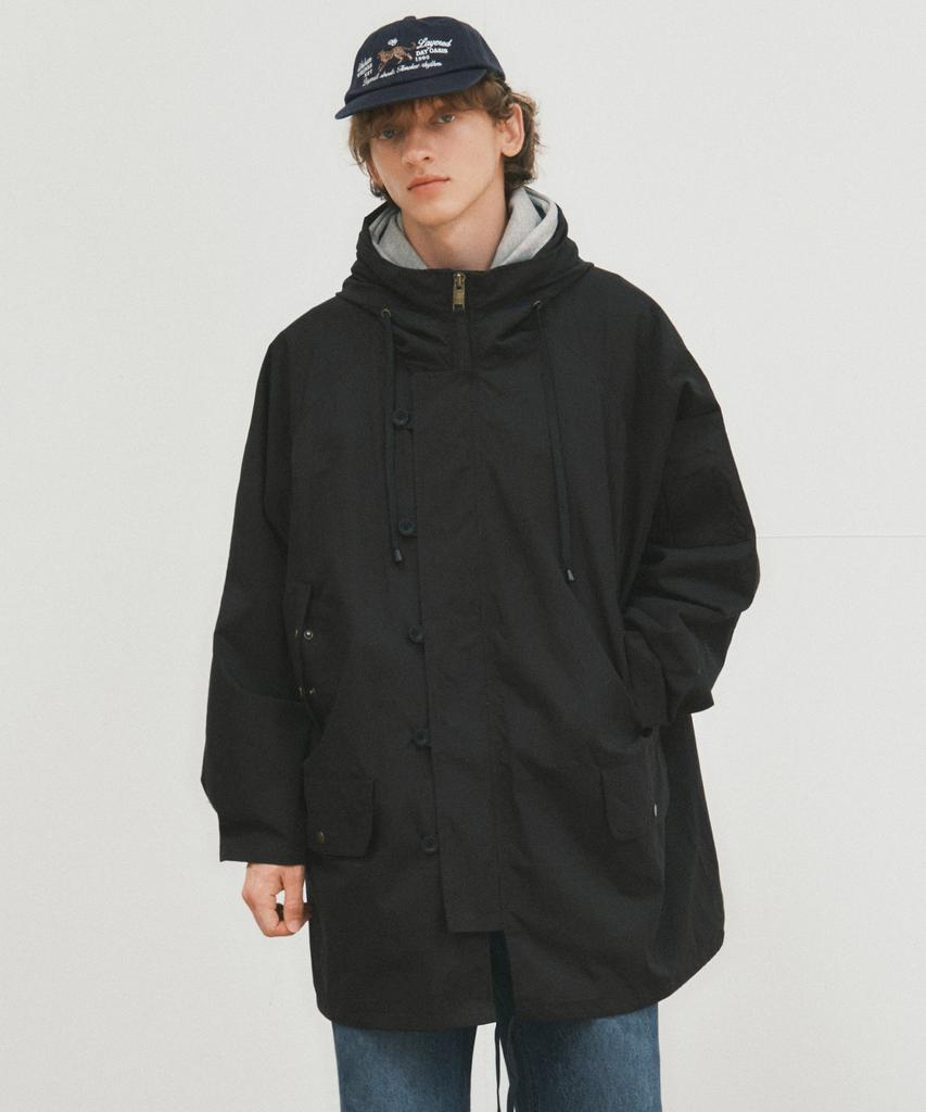 Wednesday Oasis N-3B Fishtail Flight Jacket_Black(Wc25-Ot03)