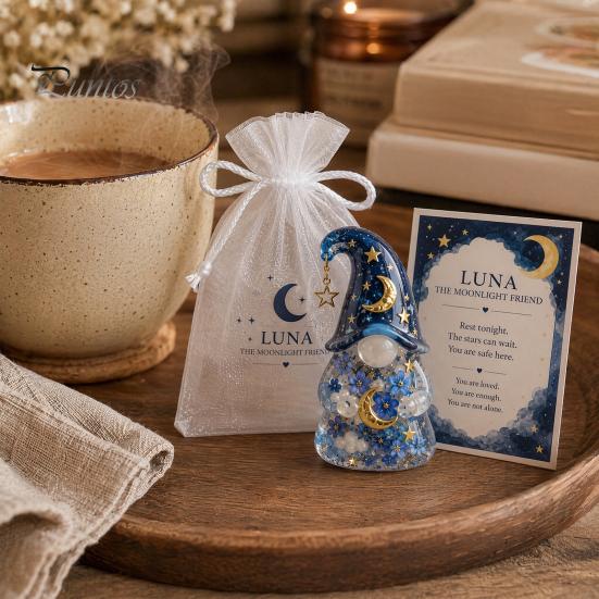 Gnome Statue Emotional Support Pocket Gift, Encouragement Figurine for Desk Decor, Motivational Keepsake Friends, Positive Energy And Luck Charm