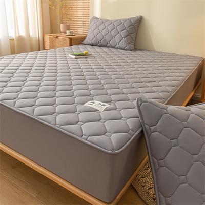 Soy Cotton Bedding Thick Quilted Mattress Cover Elastic Fitted Mattress Protector Bed Linens Soft Pad for Bed Without Pillowcase