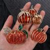Exquisite Gift Halloween Fashion Jewelry Pumpkin Lapel Pins Suit Brooch Corsage Pin Women Brooch