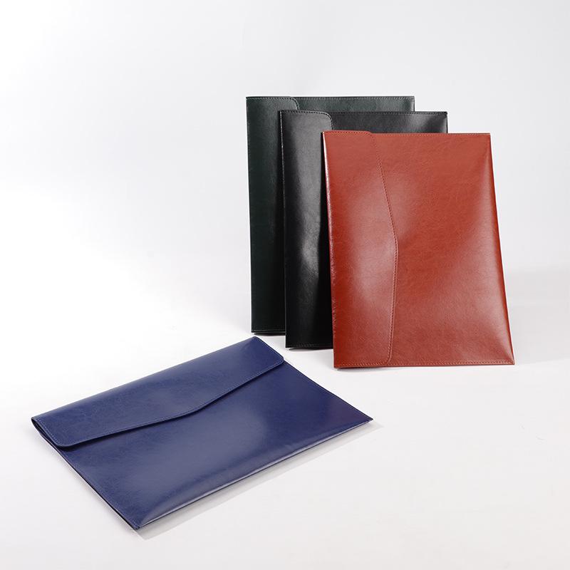 A4 Imitation Leather Waterproof Business File Bag & Receipt Folder