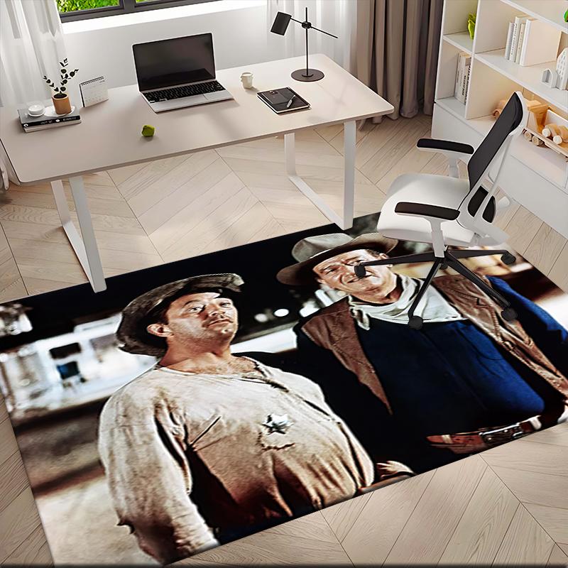 1pc Legendary John Wayne Carpet Rug for Living Room Bedroom Home Sofa Decoration,Kids play Non-slip Floor Mat