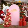 Wedding Arch Backdrop Cover Spandex Fitted Round Top Chiara Arches Backdrop Cover for Birthday Party Ceremony Banquet Decoration