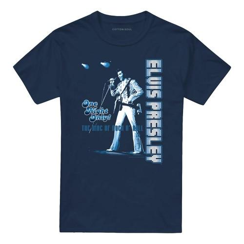 Elvis Presley Unisex Adult One Night Only T-Shirt