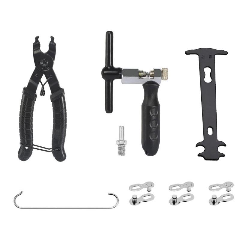 Mountain Bike Repair Tool Kit: Chain Breaker & Flywheel/Bottom Bracket Removal Tools