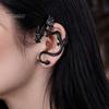 Drachenflügel Ohr-Manschette Retro-Stil Manschette, Realistisches Schuppen-Design Clip, Punk Dreidimensionale 3D-Flügel Krallen Ohrring, Galvanisiert für den täglichen Gebrauch