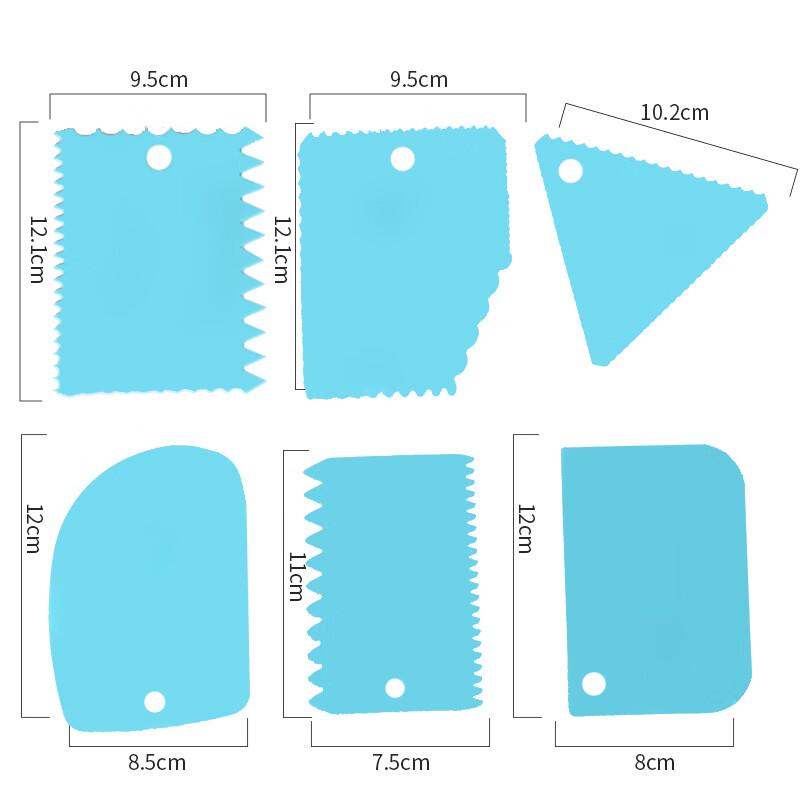 

Zhi Shi Cake Scraper & Dough Tool Set
