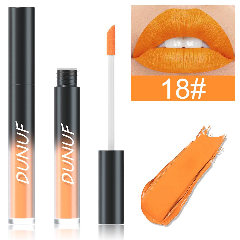 Check! DUNUF 32-Color Matte Long-Lasting Multi-Purpose Lip Gloss - Foreign Trade Exclusive.