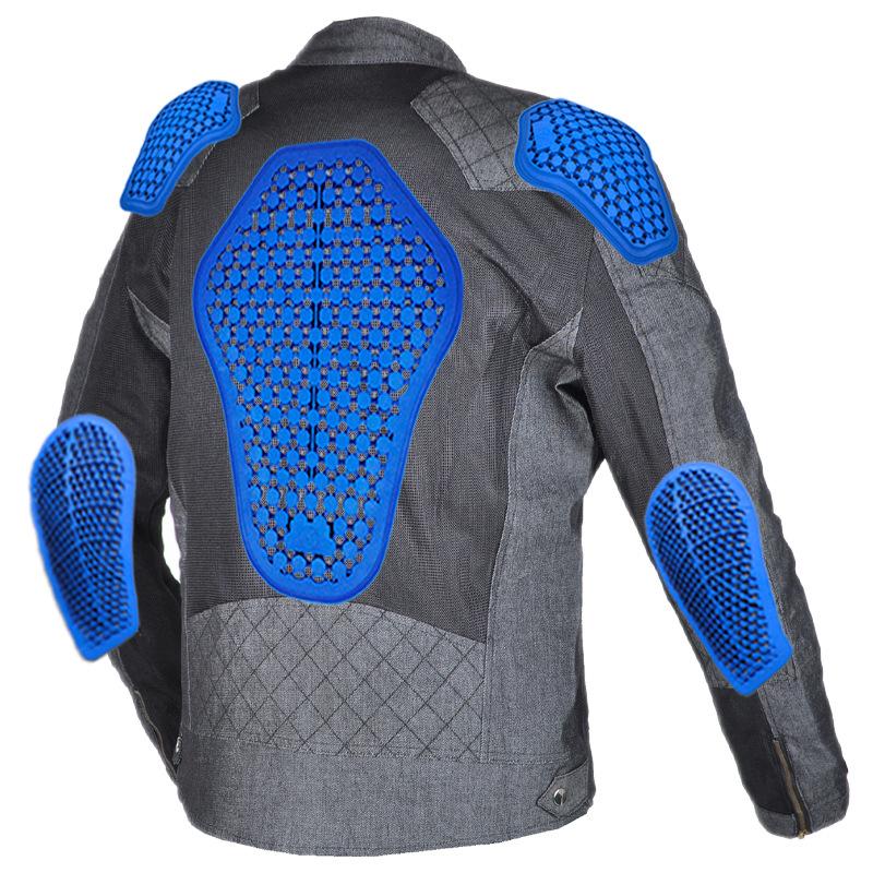 Motorcycle Riding Suit Men's And Women's Mesh Breathable Leisure Motorcycle Riding Jacket Anti Fall Suit