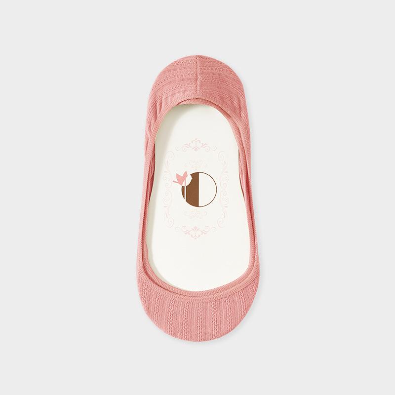 

Женские носки-лодочки, весенние и летние сетчатые, впитывающие пот, дышащие, нескользящие, силиконовые, не спадающие, невидимые носки для женщин One size розовый