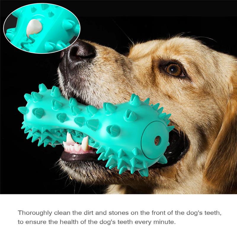 Dog Voice Toys Pet Teeth Cleaning Chew for Aggressive Dogs Rubber Molar Stick