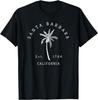 Retro Cool Santa Barbara California Palm Tree Novelty T-Shirt