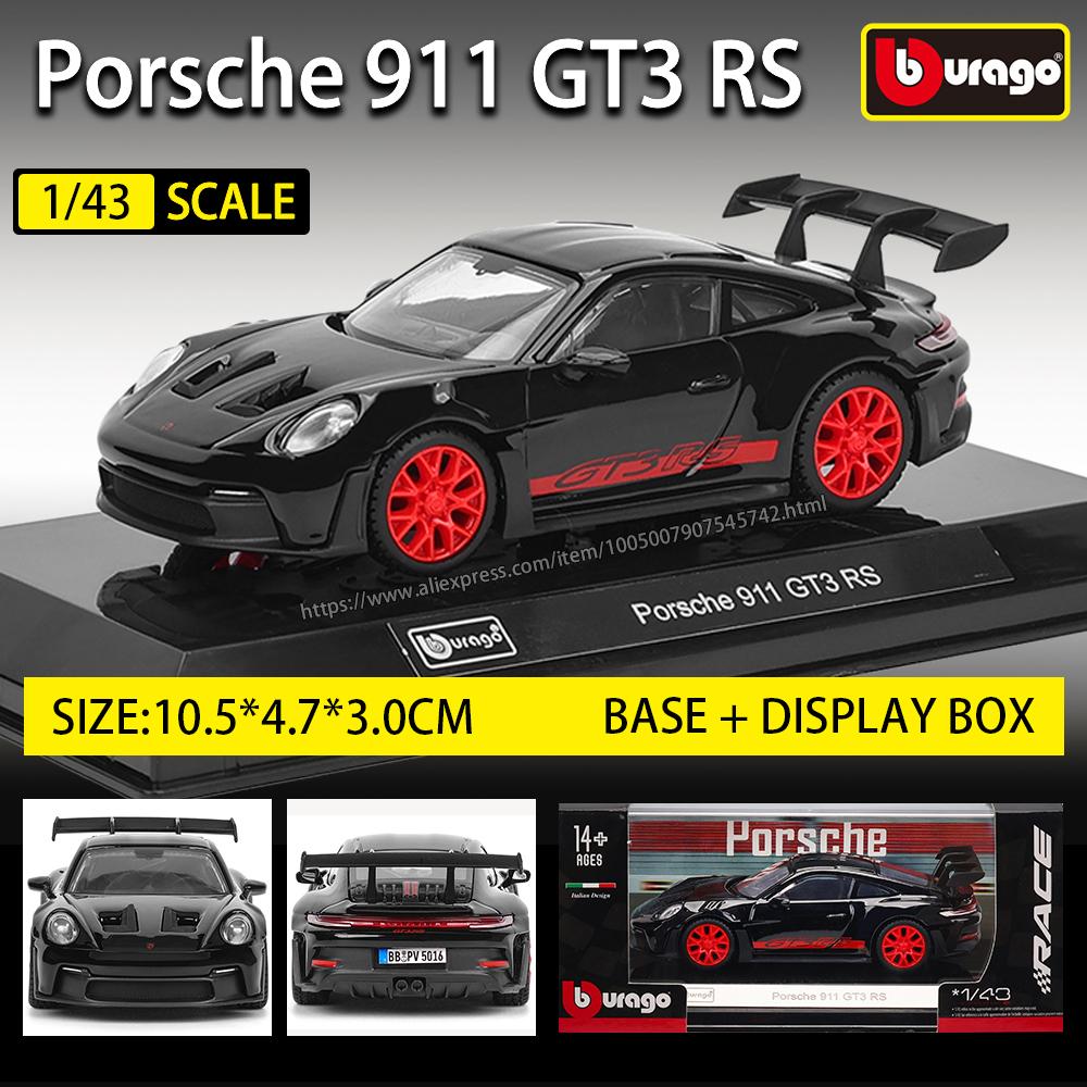 Bburago 1:43 Lamborghini SC63 LMDh Porsche 963 Romeo Racing Model Simulation Car Model Alloy Car Toy Male Collection Gift