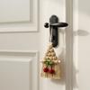 Cotton Xmas Tree Hanging Pendant Hand Woven Christmas Door Hanging  Home Christmas Decor
