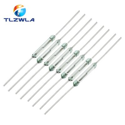 10-100Pcs N/O Reed Switch Magnetic Switch 2X14MM Normally Open Magnetic Induction Switch for Arduino DIY Electronic N/O Switch