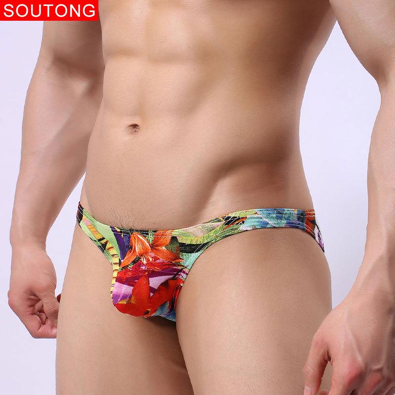 

Мужское нижнее белье-треугольники с принтом, удобное, сексуальное, дышащее M красный