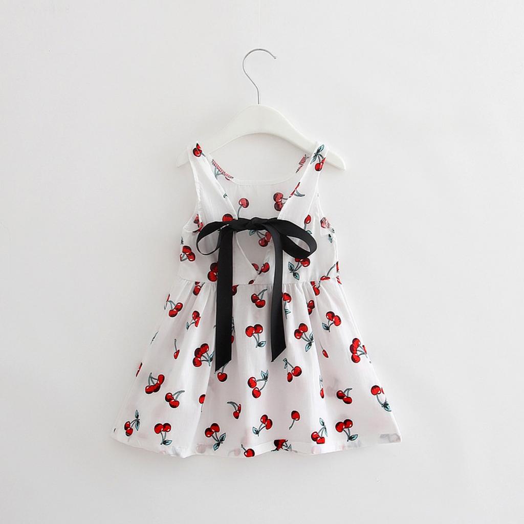 Toddler Girls Summer Princess Dress Kids Baby Party Wedding Sleeveless Dresses