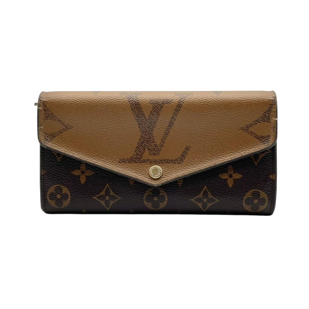 Used LOUIS VUITTON Purse Monogram reverse Portefeuille SaraPurse Brown PVC/leather Women