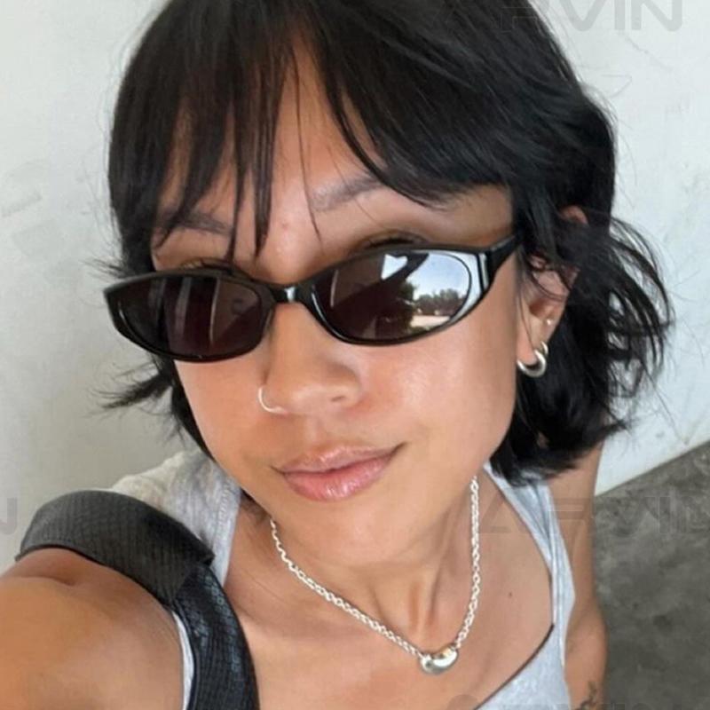 Cute Cat Eye Small Frame Sunglasses Women New Fashion Sexy Leopard Sun Glasses Ladies Retro Trendy Decorative Shades Eyeglass