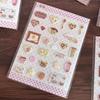 Cute Puffy Foam Stickers Sweet Dessert Bear Bubble Decals Aesthetic Decor For Kpop Photocard Holder Ita Bag Journal Scrapbooking