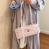 Fashionable Young Girl Style Bow Tie Bag with Shoulder Strap and Side Pocket Bag