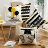New Graduation Season Simple Printed Pillow Living Room Bedroom Home Sofa Bedside Pillow Cover Cushion Cover