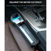 Pair 7Colors Led Atmosphere Light Car Seat Crevice Storage Box Usb Charging Port