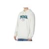 Puma Letter Print Casual Sports Hooded Breathable Pullover Sweatshirt Men Sweatshirt White 678419-65
