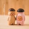 Wooden Mushroom Sculpture Handmade Housewarming Gift Kitchen Tabletop Ornament