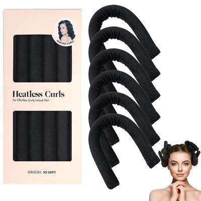 6 szt./zestaw beznagrzewający wałek do lokówki miękka gąbka wałek do lokówki pianka Bendy Twist Curls narzędzie do samodzielnego modelowania włosów narzędzia fryzjerskie