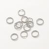 20–50 Stück/Beutel 14K/18K Gold, gedrehte offene Biegeringe, geteilte Verbindungsringe, runde Ringe für DIY-Schmuck, handgefertigtes Zubehör, Großhandel