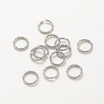 20-50pcs/bag 14K 18K Gold Twisted Open Jump Ring Split Connect Round Ring For DIY Jewelry Handmade Wholesale Making Accessories