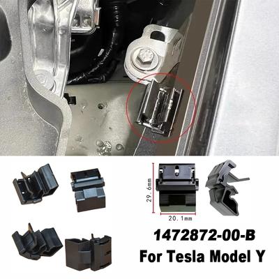 For Tesla Model Y 1472872-00-B Car Accessories Front Bumper Box Buckle Hood Trunk Clip Box Buckle Hood Trunk Clip Modification