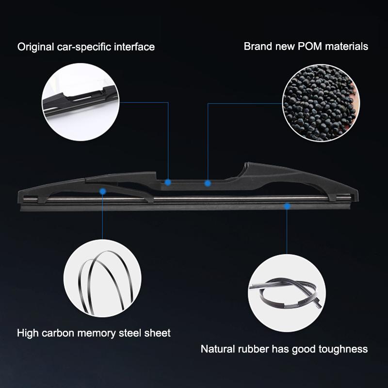 Für Buick Enclave 2013-2015 Heckscheibenwischerblatt HD Dekontamination 12” Wischer Autozubehör